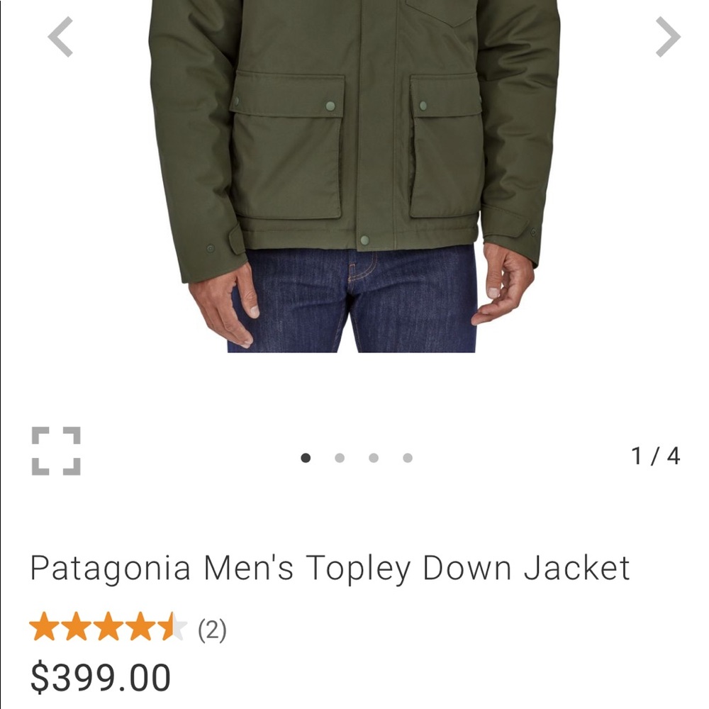Patagonia Men’s Topley Down Jacket